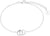 Bracelet with circle and heart charm - s.Oliver Jewelry Model: 2035755