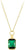 Necklace with green pendant - s.Oliver Jewelry Model: 2036879