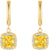 Hoop earrings with stone pendant - s.Oliver Jewelry Model: 2037831