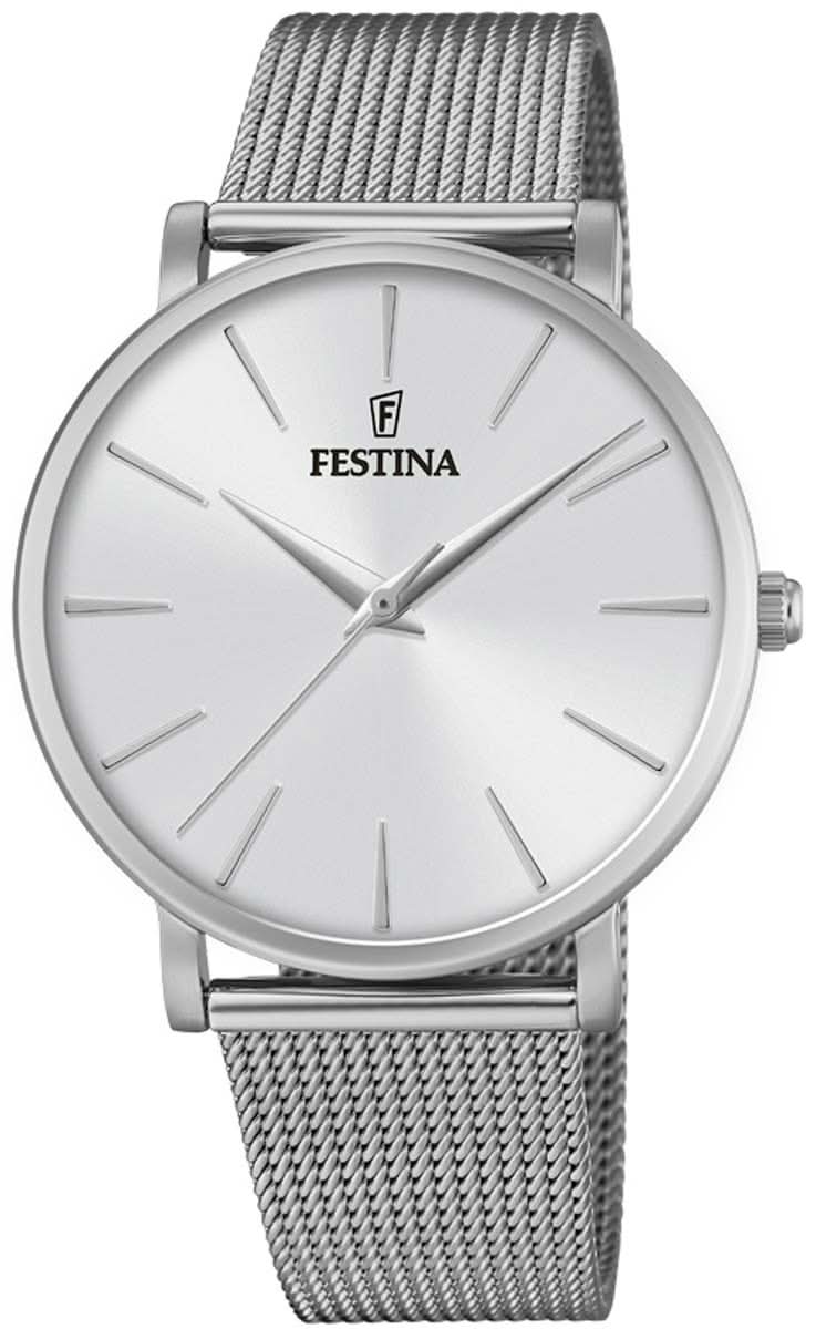 Festina Automatic F20475/1 Men's • Stainless Steel • Sapphire Crystal