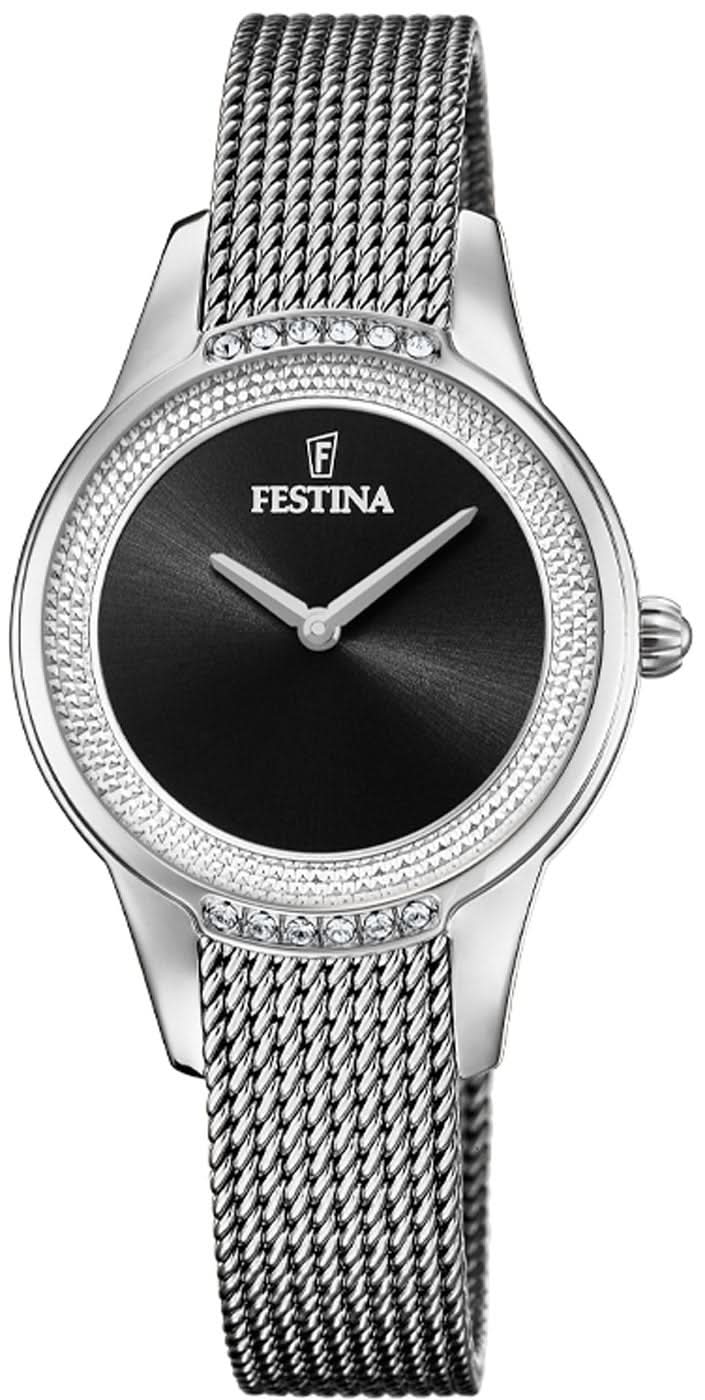 Festina Mademoiselle F20494/3 Women's Watch • Stainless Steel • Swarovski Crystals