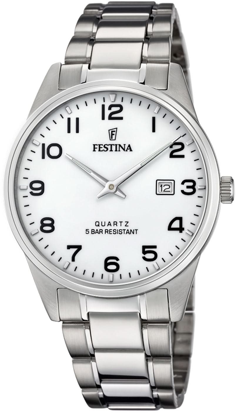Festina Classics F20511/1 Men's Watch • Stainless Steel • Quartz