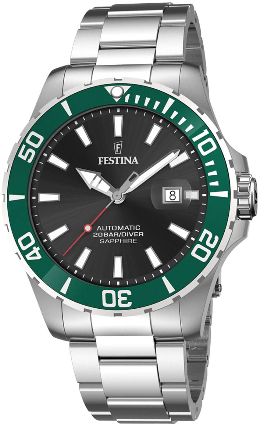 Festina Automatic F20531/2 Men's Watch • Sapphire Crystal • 20 ATM