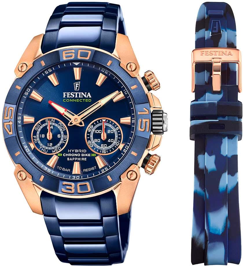 Festina Chrono Bike F20549/1 Men's Watch • Hybrid • Sapphire Crystal