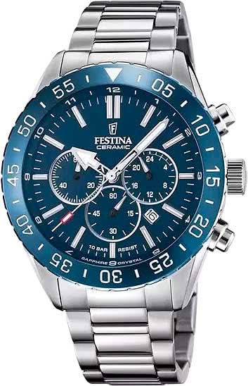 Festina F20575/2 Men's Watch • Sporty Chronograph • Sapphire Crystal