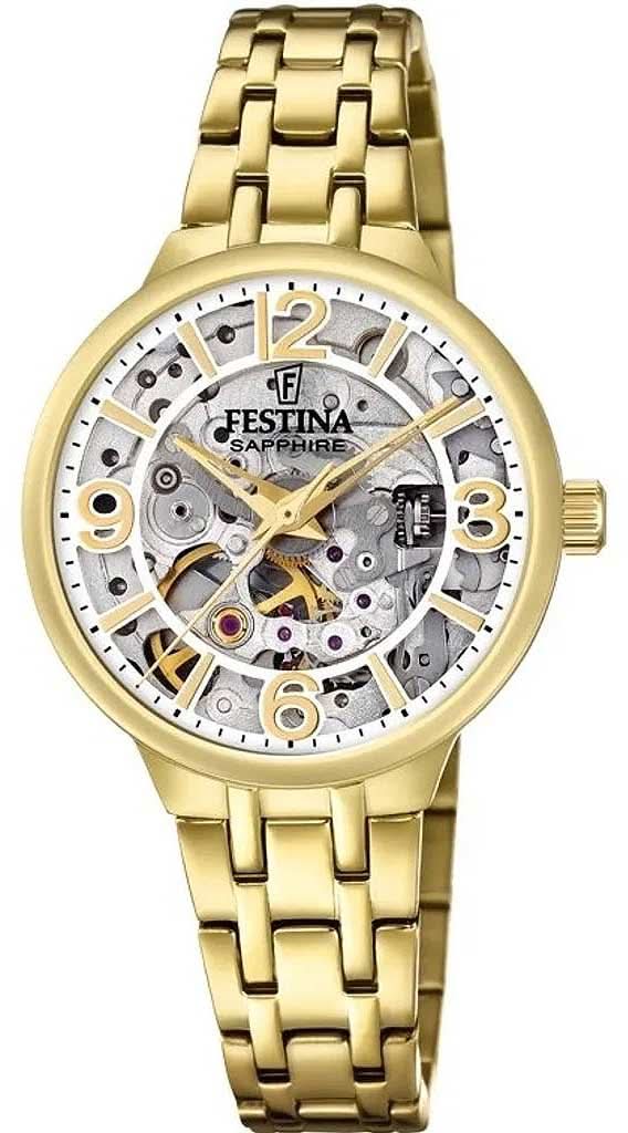 Festina Skeleton F20617/1 Women's Watch • Automatic • Sapphire Crystal