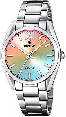 Festina Alegría F20622/H Women's Watch • Stainless Steel • Turquoise Dial