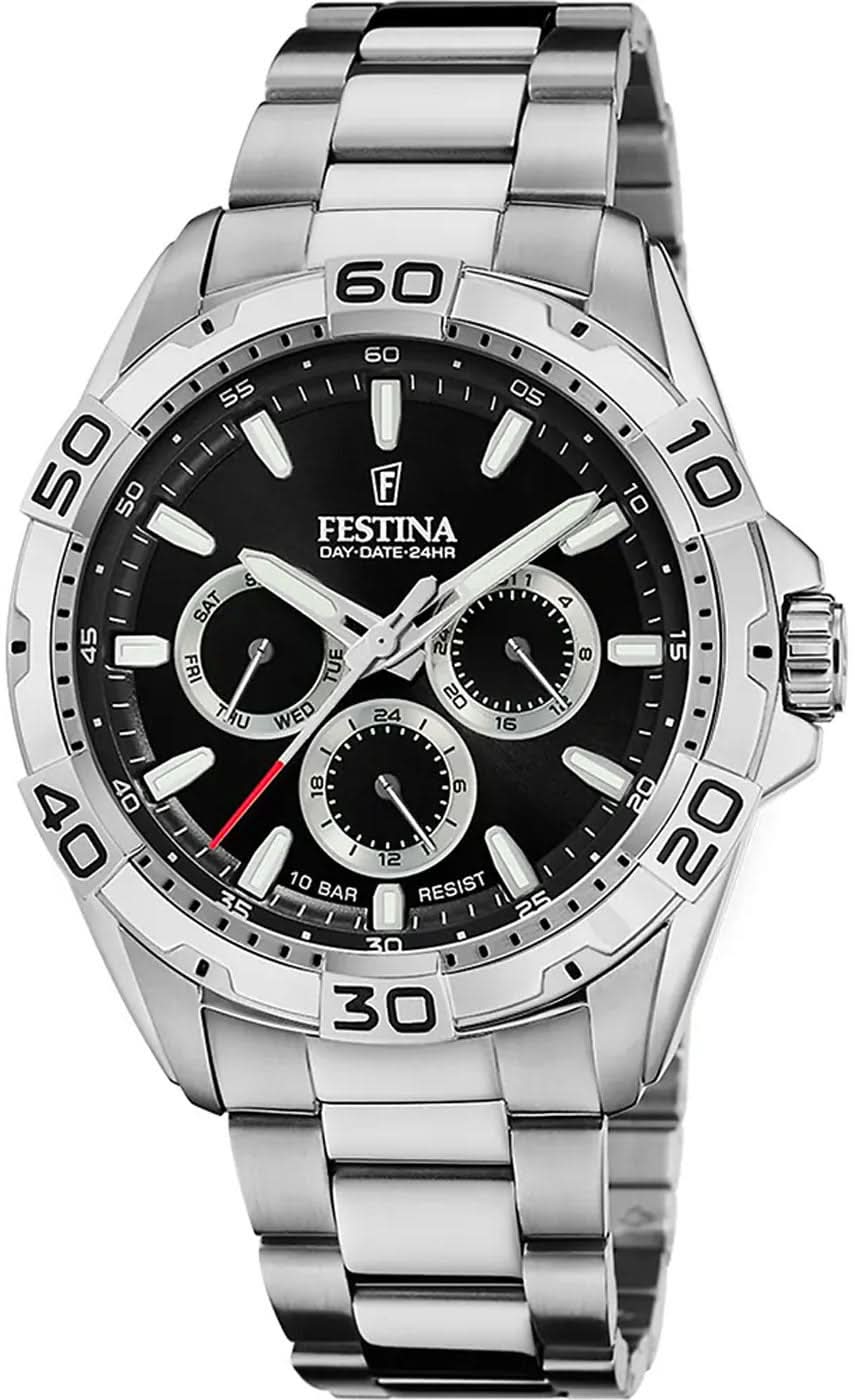 Festina Multifunction F20623/4 Men's Watch • Sporty Design • 10 ATM Water Resistant