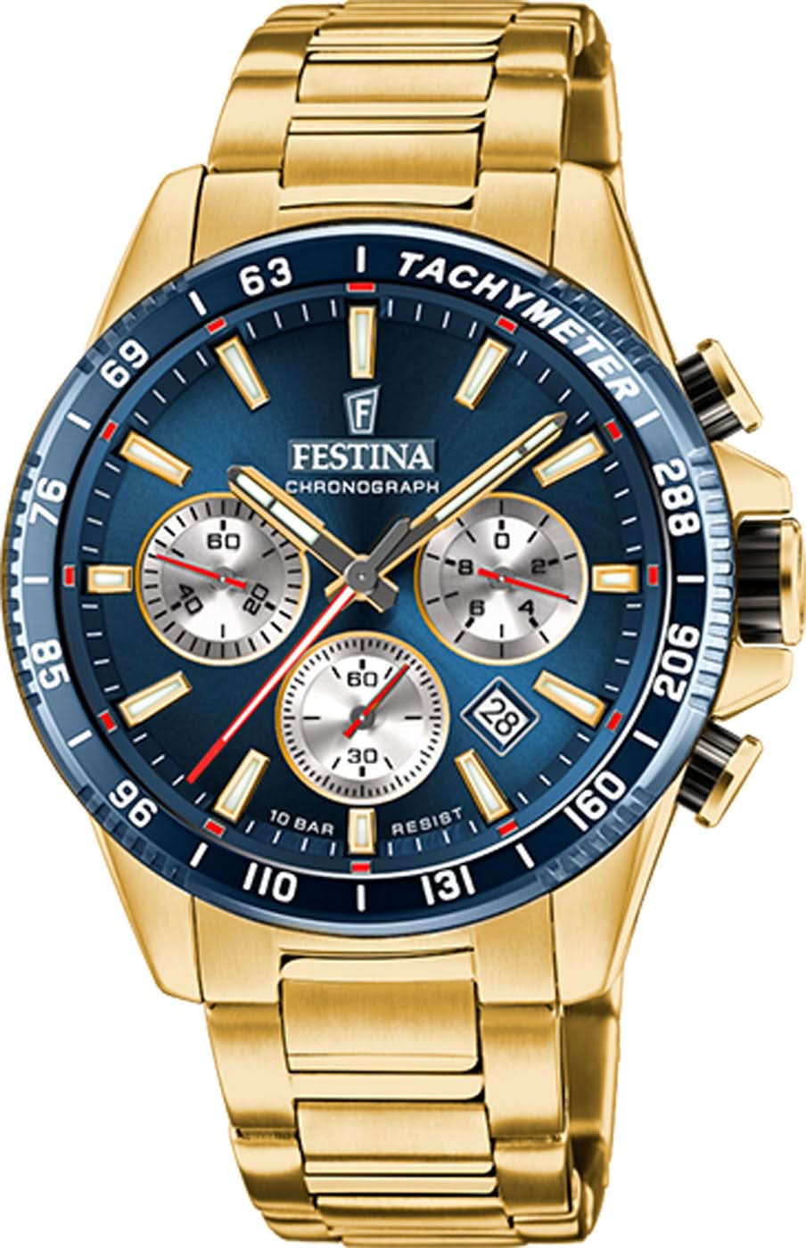Festina Timeless Chronograph F20634/2 Men's Watch • Sporty Chronograph Design • Reliable Quartz Movement