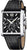 Festina On the Square F20636/4 Men's Watch • Striking Square Design • Black Leather Strap