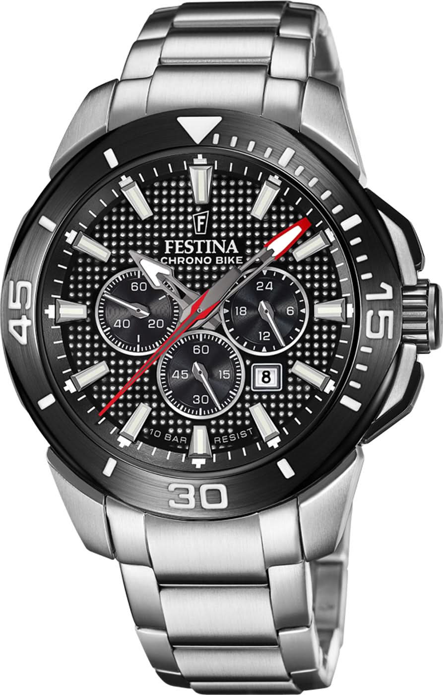 Festina Chrono Bike F20641/4 Men's Watch • Striking Design • Stainless Steel Case