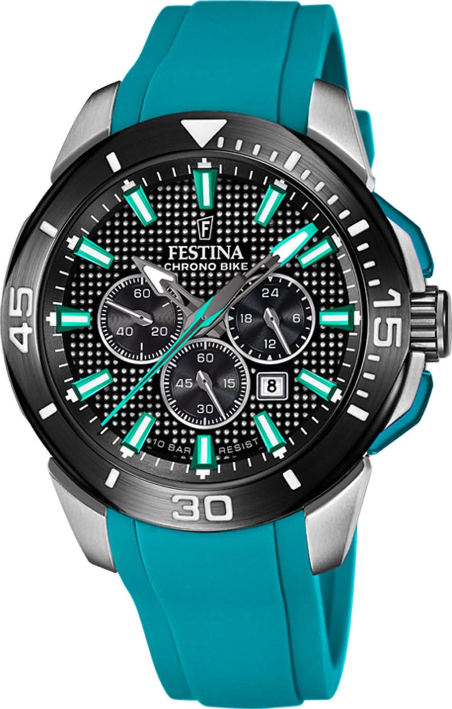 Festina Chrono Bike F20642/3 Men's Watch • Sport Chronograph • Stainless Steel