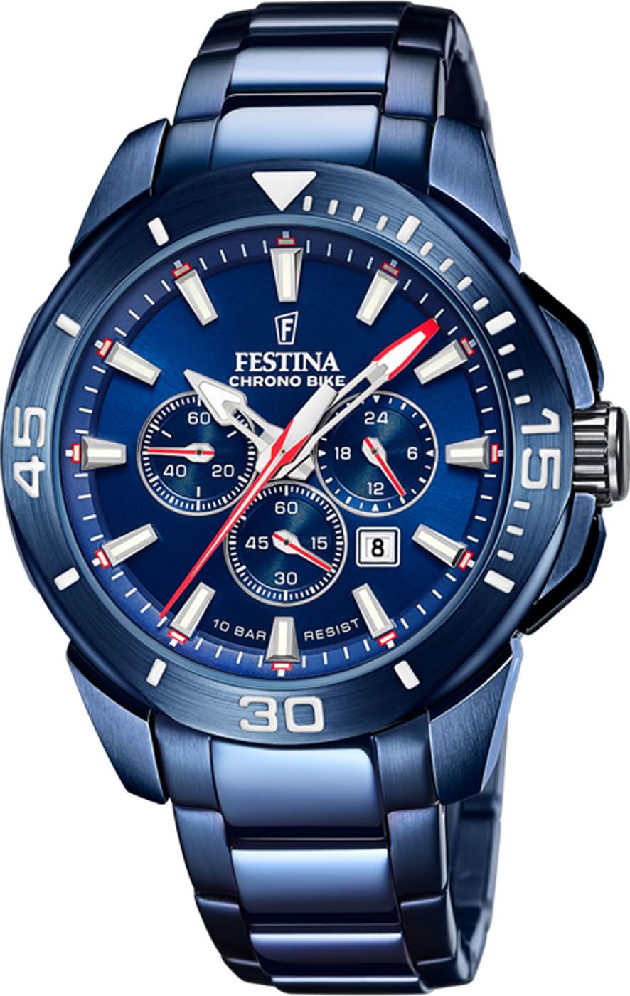 Festina Chrono Bike Special Edition F20643/1 Men's Watch • Sporty Chronograph • 10 ATM Water Resistant