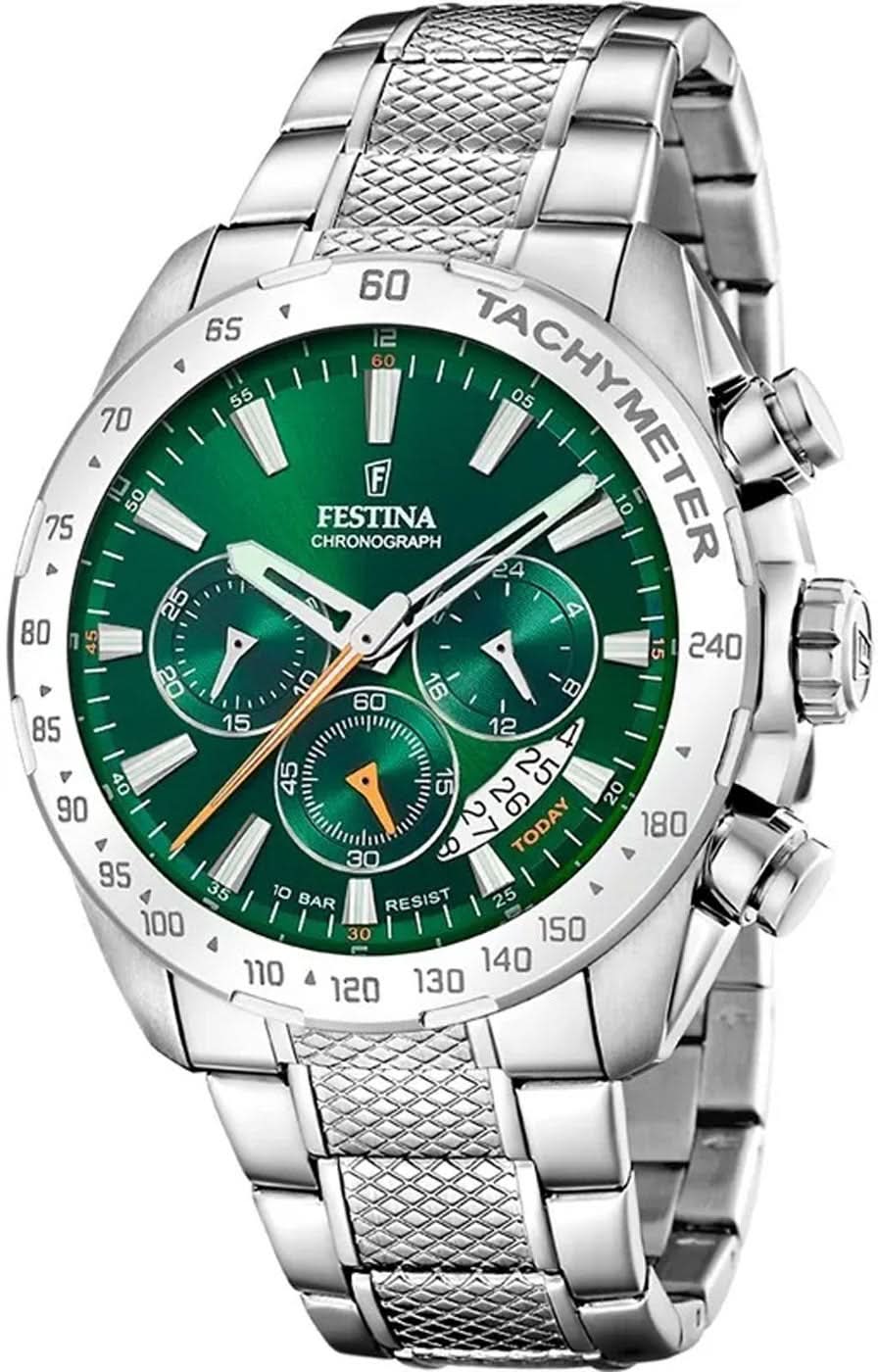 Festina Timeless Chronograph F20668/3 Men's Watch • 10 ATM