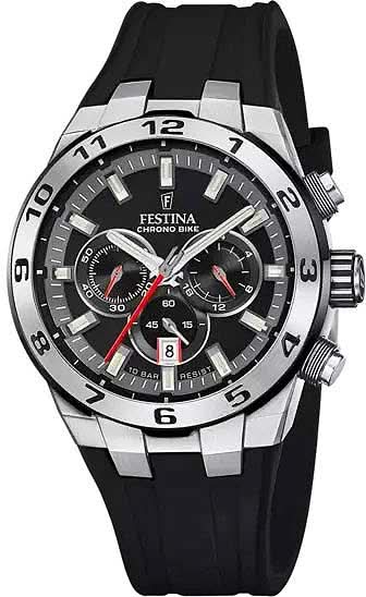 Festina Chrono Bike F20671/6 Men's Watch • Sporty Chronograph • Stainless Steel