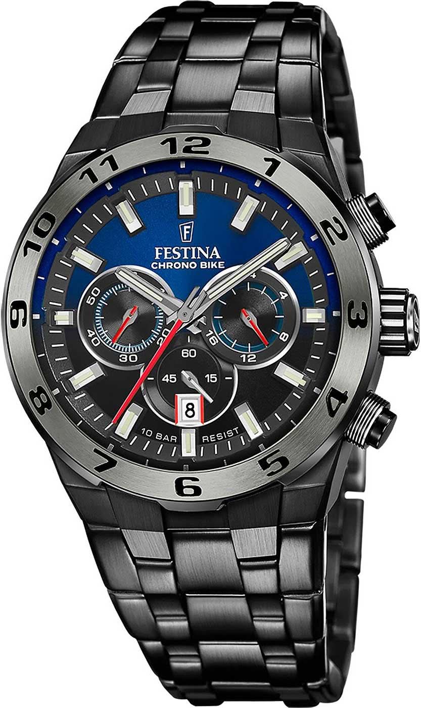 Festina Chrono Bike F20673/1 Men's Watch • Sporty Design • 316L Stainless Steel