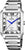 Festina On the Square F20677/1 Men's Watch • Stainless Steel • Chic