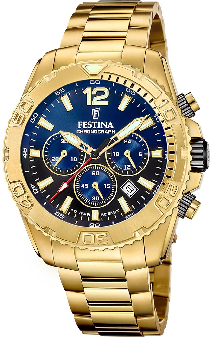 Festina Timeless Chronograph F20684/2 Men's Watch • Sporty Design • Quartz Movement