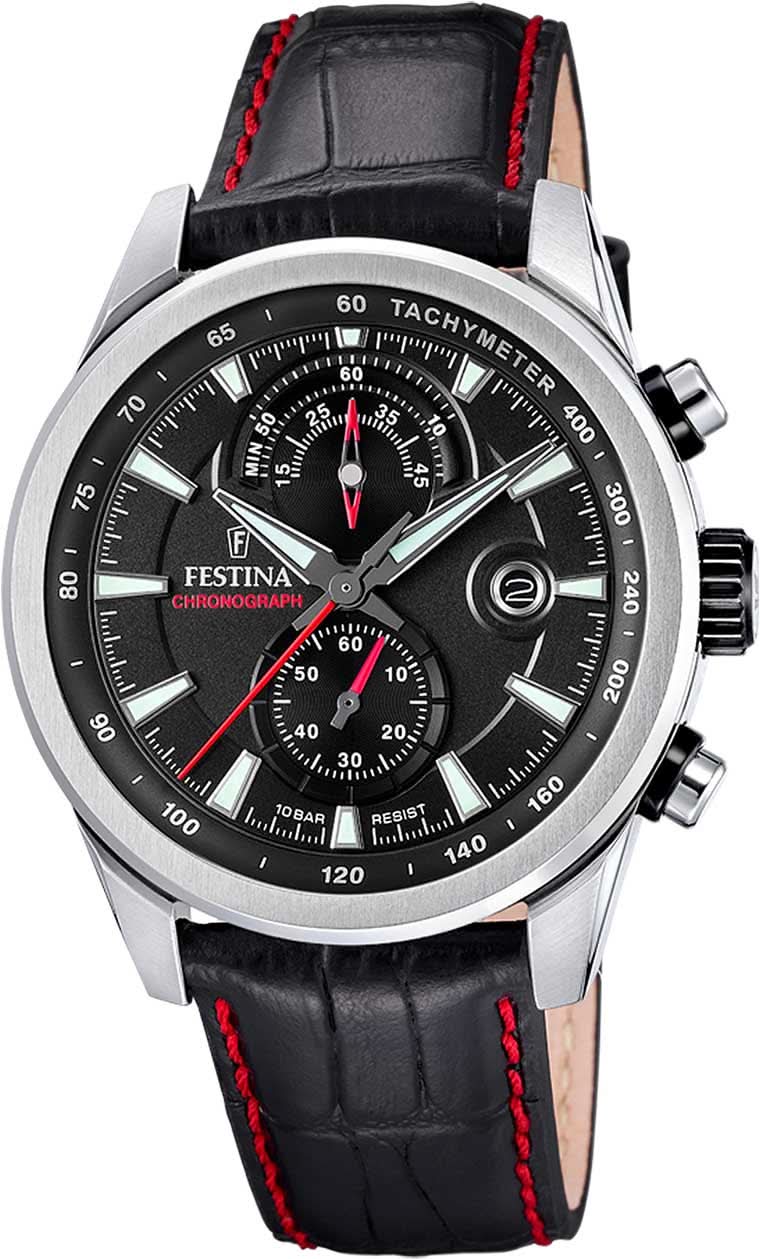 Festina Timeless Chronograph F20695/6 Men's Watch • Sporty Chronograph Design • Reliable Quartz Movement