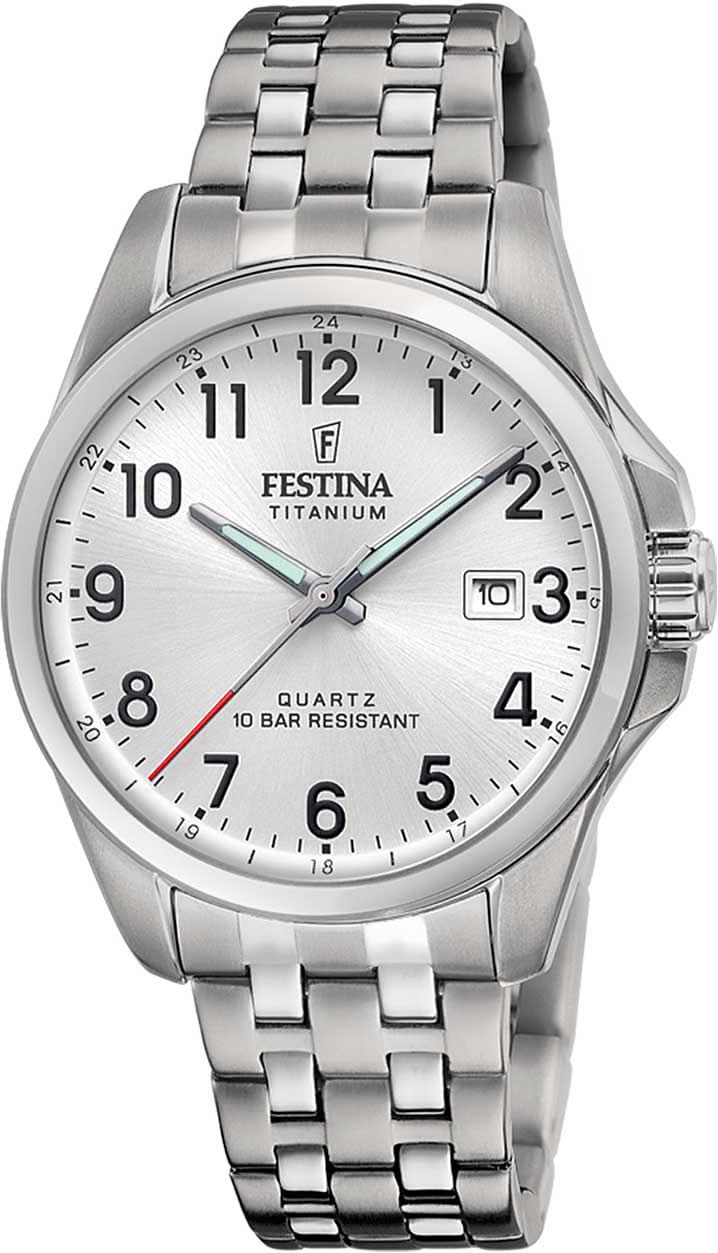 Festina Titanium F20696/1 Men's Watch • Ultra-lightweight Titanium • 10 ATM Water Resistant