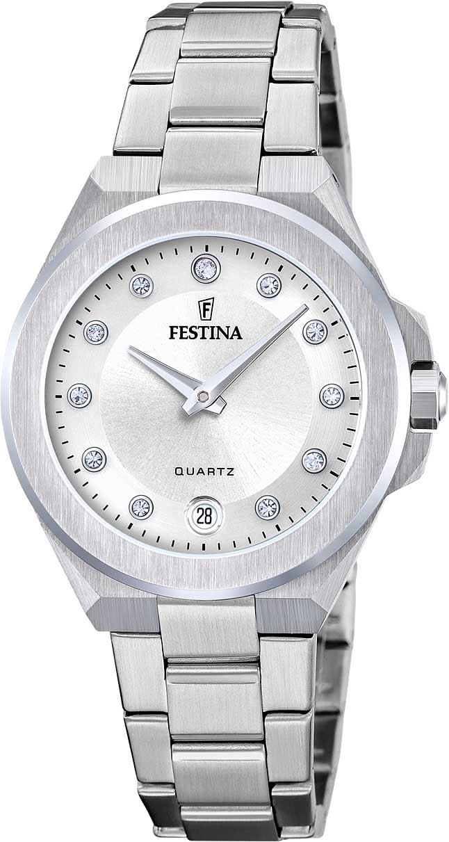 Festina Mademoiselle F20700/4 Women's Watch • Elegant Zirconia Design • High-Quality Stainless Steel