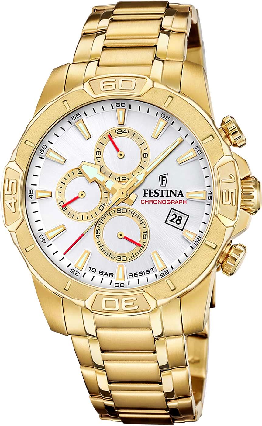 Festina Timeless Chronograph F20705/1 Men's Watch • Sporty Chronograph • 10 ATM
