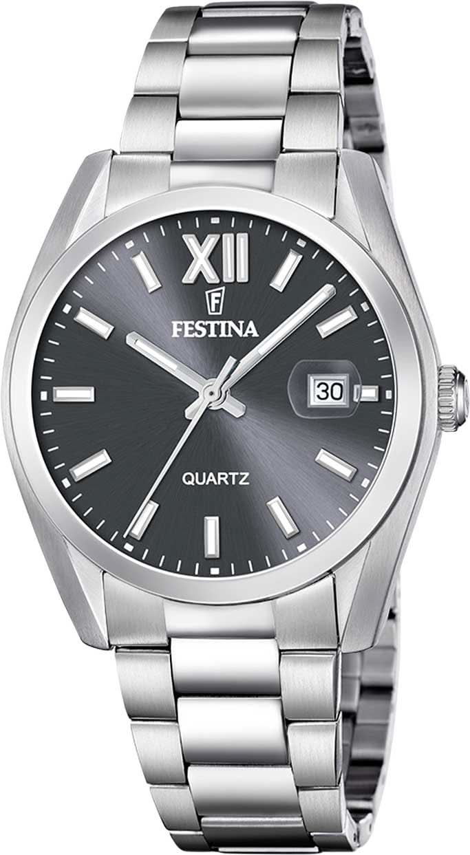 Festina Classics F20707/3 Men's Watch • Timeless Elegance • Stainless Steel