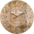 Lowell Wall Clock 68 cm Ø MDF • Quartz Movement • Wood-Look Dial