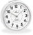 Atlanta Classic Alarm Clock Round 10 cm Plastic • Silent Sweep Second Hand • Light & Snooze
