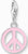 Thomas Sabo Charm Pendant Model: 2207-007-9 Peace Symbol pink - 925 Sterling Silver and Cold Enamel
