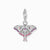 Thomas Sabo Charm Pendant Model: 2209-691-7 Colorful Moth - 925 Sterling Silver and Cold Enamel