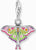 Thomas Sabo Charm Pendant Model: 2209-691-7 Colorful Moth - 925 Sterling Silver and Cold Enamel