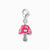 Thomas Sabo Charm Pendant Model: 2211-845-7 Pink Mushroom - 925 Sterling Silver and Cold Enamel