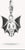 Fascinating Bat Charm Pendant Sterling Silver with Sparkling Zirconia - Thomas Sabo Model: 2229-691-11