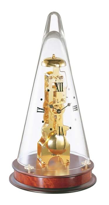Hermle Table Clock 35x18 cm Wood • German Precision Movement • Fine Hour Strike