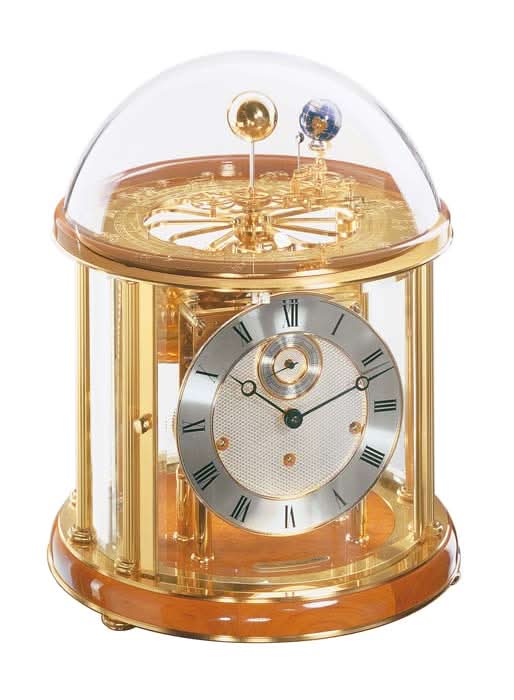 Hermle Table Clock 35x29x29 cm Wood • With Tellurium • Westminster Chime