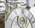 Hermle Table Clock 29.2x28.9x28.9 cm Nickel • Astronomical Movement • Precise Moon Phase Display