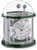 Hermle Table Clock 29.2x28.9x28.9 cm Nickel • Astronomical Movement • Precise Moon Phase Display