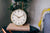 Hermle Table Clock 19x18x6.5 cm Brass • Made in Germany • Quartz Movement