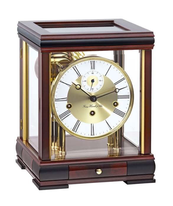 Hermle Table Clock 30x23x21 cm Mahogany • Westminster Chime • Elegant Design