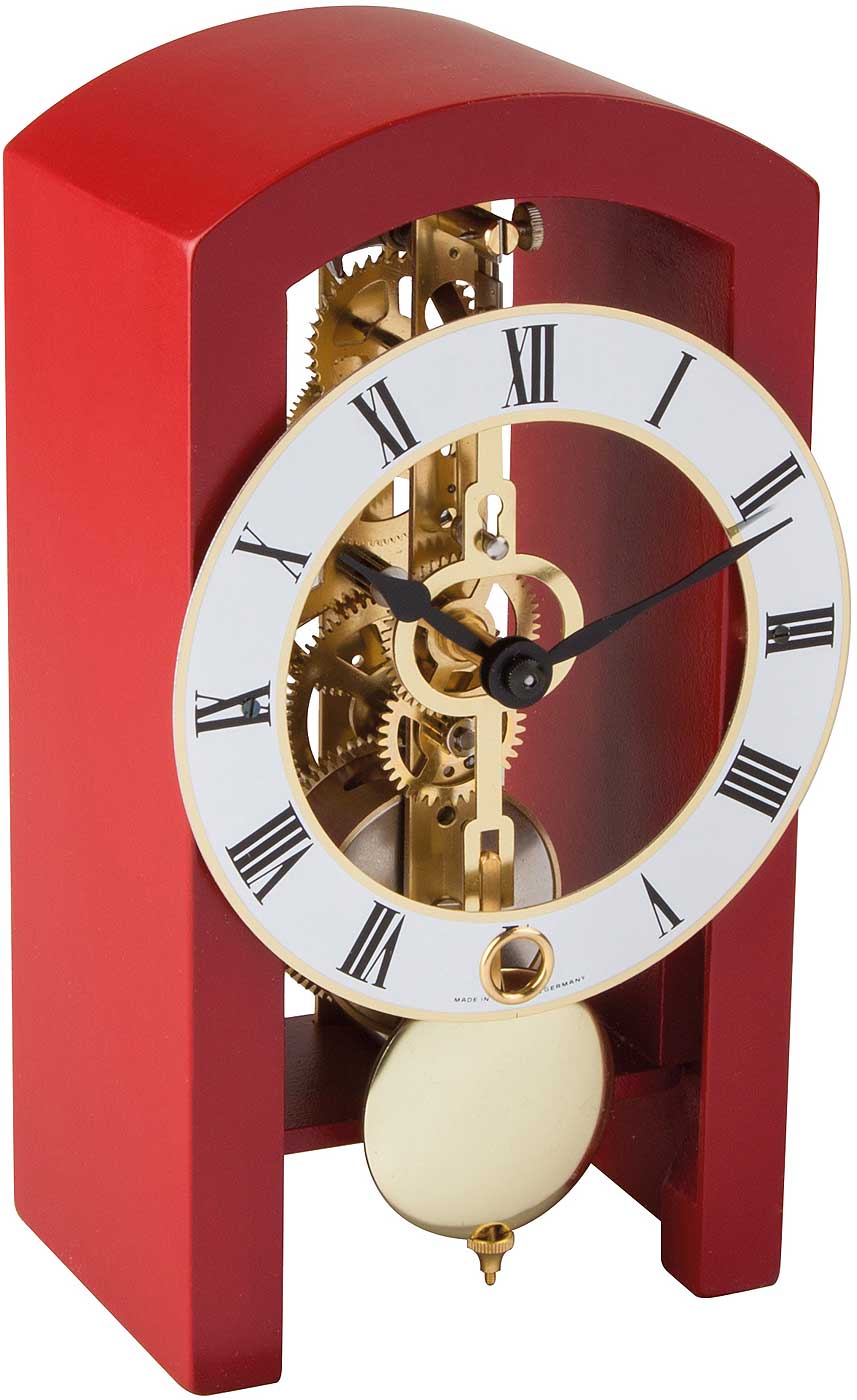Hermle Table Clock 18x9x11 cm Wood • 14-day Power Reserve • Stylish Design