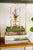 Hermle Table Clock 19.5x11x6 cm Brass • Silent Movement • Mechanical 8-Day Movement