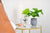 Hermle Table Clock 19.5x11x9 cm Aluminum • Mechanical Skeleton Movement • Puristic Design
