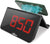 Atlanta Digital Alarm Clock 16x14x9 cm Plastic • Wireless Charging • Temperature Display