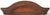 AMS Wall Clock 53x27x13 cm Wood • Mechanical 8-day movement • Westminster chime