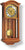 AMS Wall Clock 67x27x15 cm Wood • Westminster Chime • Automatic Night Shut-off