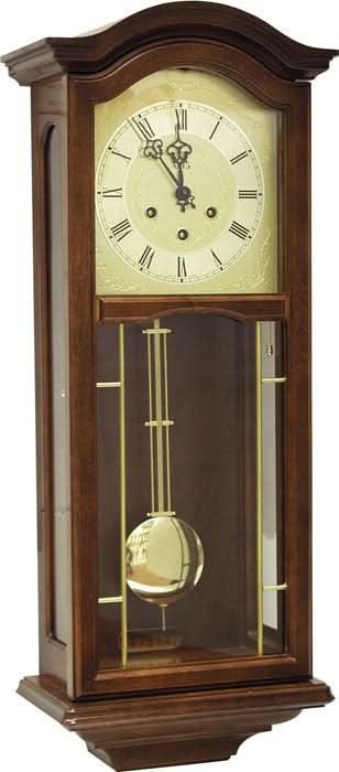 AMS Wall Clock 67x27x15 cm Wood • Westminster Chime • Mechanical Cable Movement