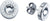 Stud earrings with stones - Tommy Hilfiger Model: 2700259