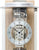 AMS Wall Clock Aluminum & Stone • Mechanical Cable Movement • Modern Style