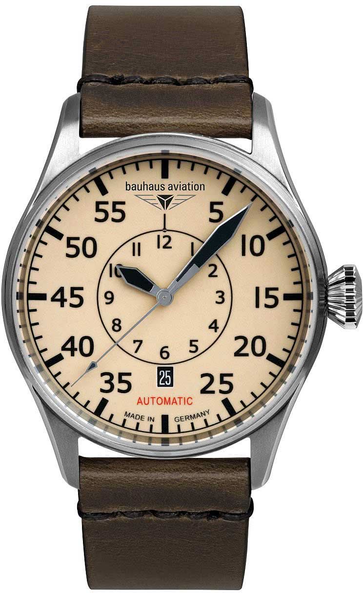 Bauhaus Aviation 2756-5 Men's Watch • Automatic • Sapphire Crystal
